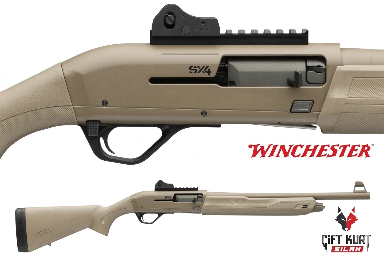 Winchester SX4 Tactical FDE Slug Yarı Otomatik | Çift Kurt Silah