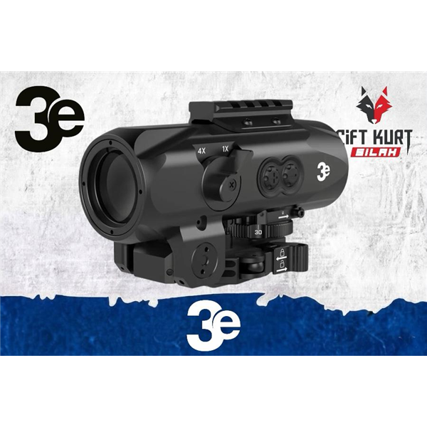 3E AVCI 1x-4x 7.62mm Tüfek Dürbünü | Taktik Optik Nişangah - Çiftkurt Silah