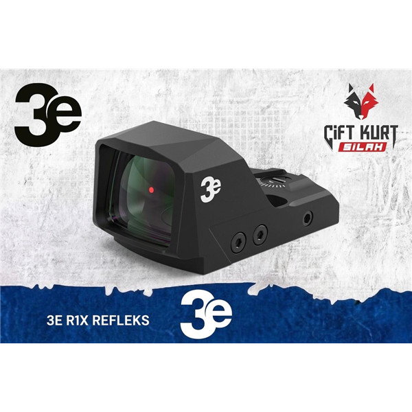 3E R1X Refleks Nişangah Red Dot (3 MOA) | Çiftkurt Silah