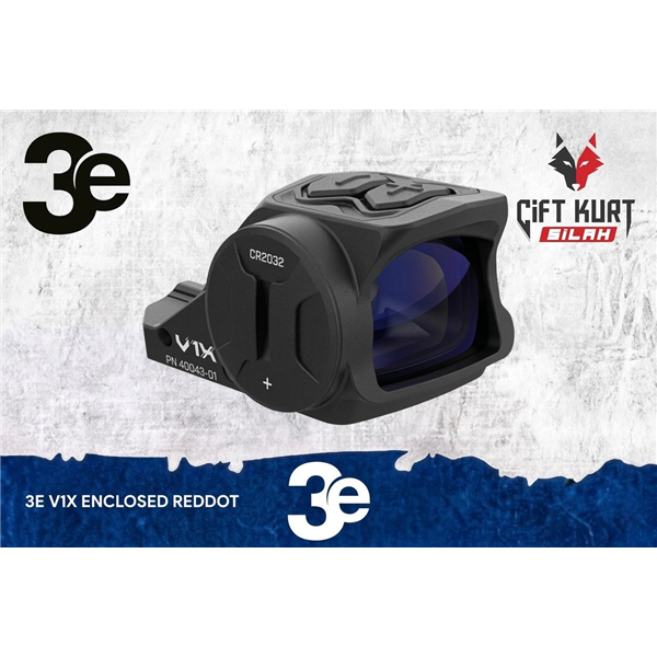3E V1X Enclosed Red Dot (3 MOA & 42 MOA) | Çiftkurt Silah