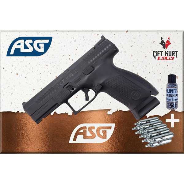 ASG CZ P-10C CO2 Airsoft Tabanca Siyah (19592) | Çiftkurt Silah