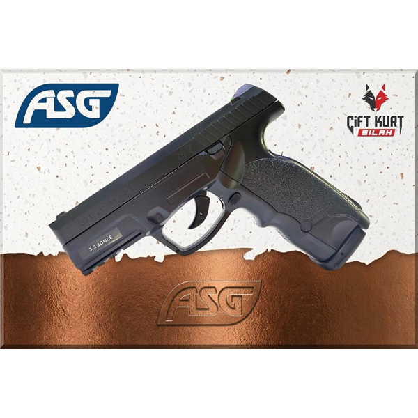 ASG Steyr M9-A1 Siyah Havalı Tabanca | Çift Kurt Silah