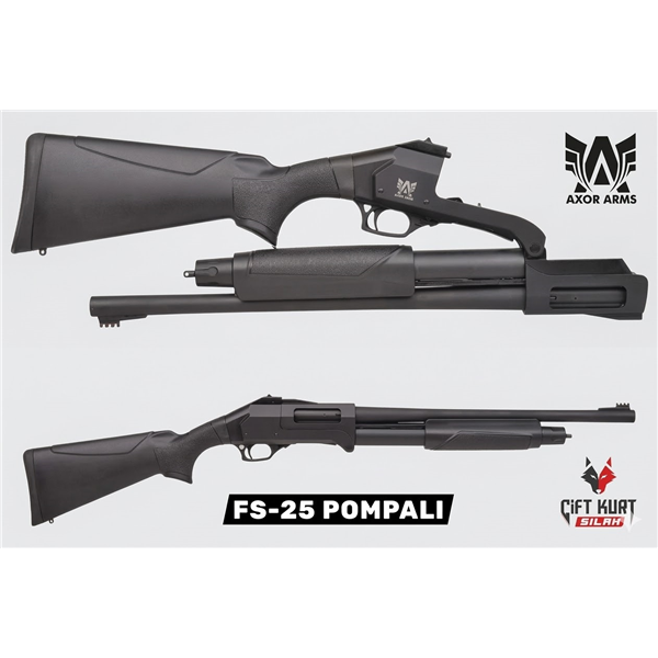 AXOR ARMS FS-25 KATLANABİLİR POMPALI AV TÜFEĞİ