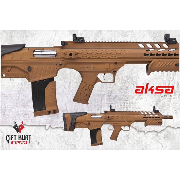 Aksa Crossfire T12 Bronz Bullpup | Hibrit Sistem Av Tüfeği - Çiftkurt Silah