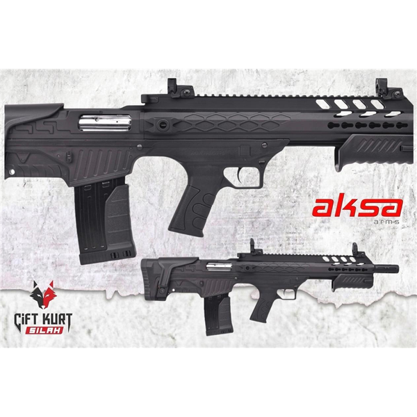 Aksa Crossfire T12 Bullpup Hibrit Şarjörlü Tüfek 