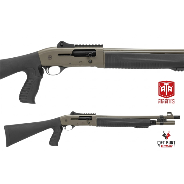 Ata Arms CY Taktik Yeşil Otomatik Av Tüfeği | Çift Kurt Silah