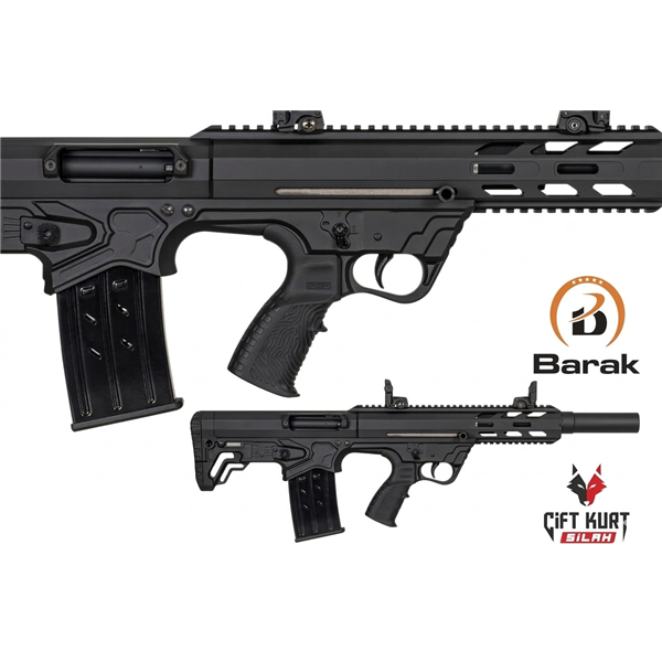 Barak 99 X Siyah Bullpup Şarjörlü Otomatik Yivsiz Av Tüfeği