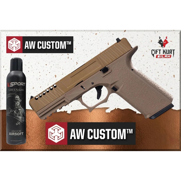 Cybergun AW VX7101 TAN Green Gas Blowback | Çiftkurt Silah