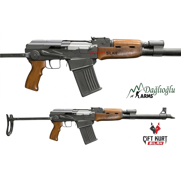 Dağlıoğlu FD 63 Gen 2 Seyyar Dipçikli Şarjörlü Av Tüfeği ( Ak-47 )