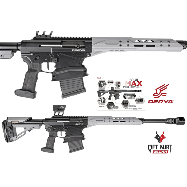 Derya MAX F-5010 IPSC Yarı Otomatik Şarjörlü Tüfek | Çift Kurt Silah