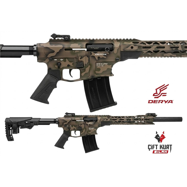 Derya MK-12 AS-154K Şarjörlü Av Tüfeği | Çift Kurt Silah