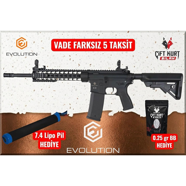 Evolution Recon Superlite Carbontech Airsoft Tüfeği - Hediye LiPo Pil & BB Seti