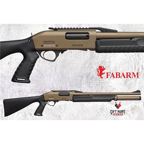 Fabarm Martial Bronz Cantilever Pompalı Av Tüfeği | Çiftkurt Silah