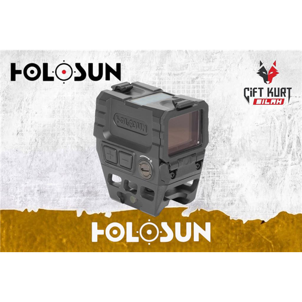 Holosun AEMS Enclosed Solar Red Dot (2 & 65 MOA) 