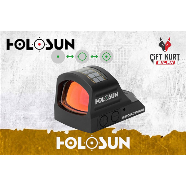 Holosun HE507C-GR X2 Solar Yeşil Nokta (2 MOA & 32 MOA) 