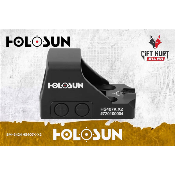 Holosun HS407K X2 6 MOA Red Dot  