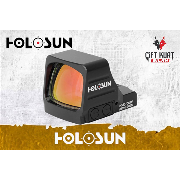 Holosun HS507COMP CRS (2 MOA Dot & 8/20/32 MOA Circle Reticle) | Çiftkurt Silah