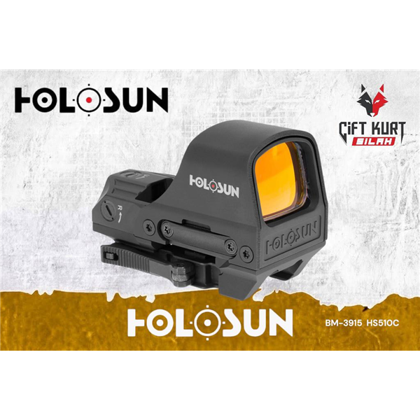 Holosun HS510C Solar Multi-Reticle (2 MOA & 65 MOA)  