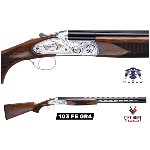 Huğlu 103 FE GR4 12 Süperpoze Tek Tetik Ejektörlü Av Tüfeği