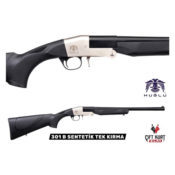 Huğlu 301 B Sentetik Tek Kırma Yivsiz Av Tüfeği