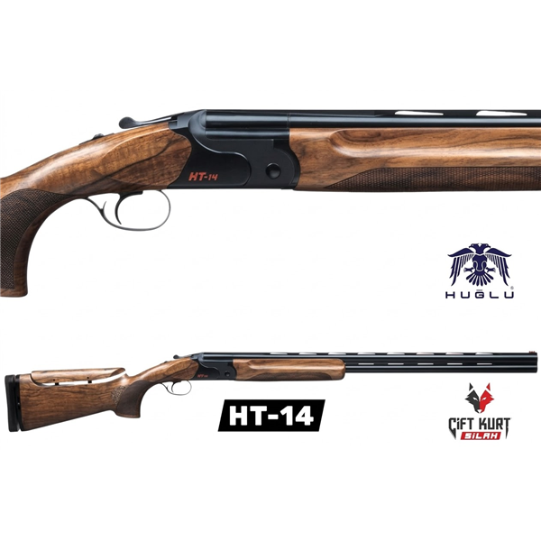 Huğlu HT-14 Trap/Skeet Süperpoze Av Tüfeği (Siyah)