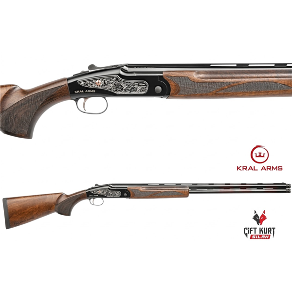 Kral Arms ST-500 Siyah Süperpoze Yivsiz Av Tüfeği (Ejektörlü)