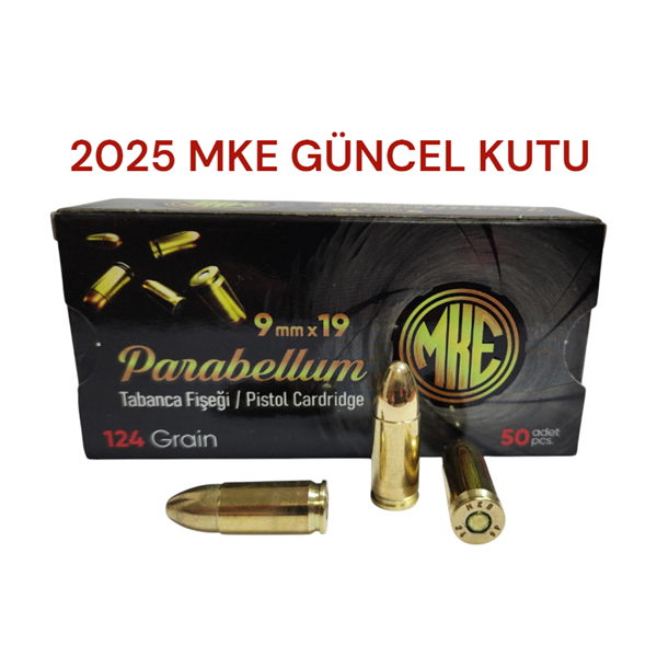 9mm MKE 124 GRN PARABELLUM TABANCA FİŞEĞİ (2025 YENİ ÜRETİM)