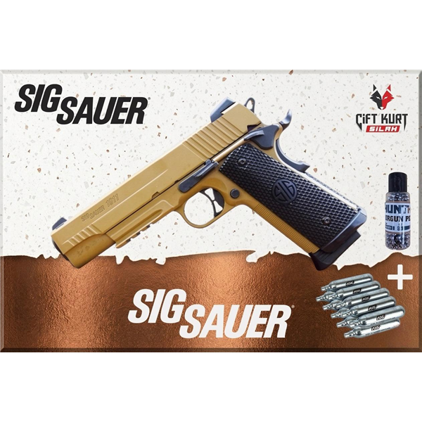 SIG Sauer 1911 Emperor Scorpion Havalı Tabanca | Hediyeli Set | Çift Kurt Silah