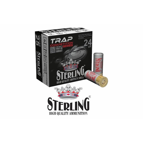 STERLİNG 24 GR. NO:7,5 TRAP KOLİ BAZLI AV FİŞEKLERİ