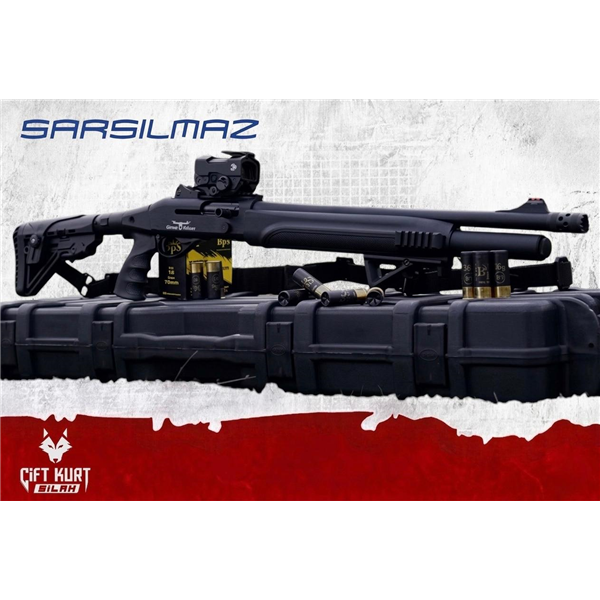 Sarsılmaz Drone Killer Siyah | Taktik Otomatik Av Tüfeği | Çift Kurt Silah