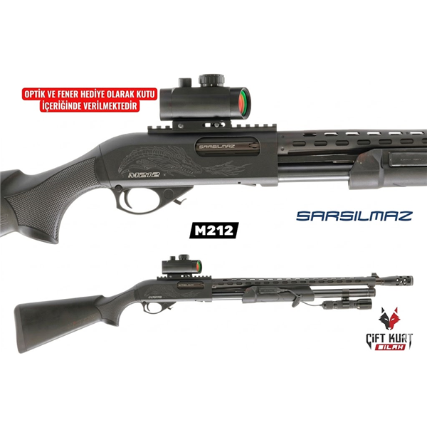 Sarsılmaz M212 Pompalı Yivsiz Av Tüfeği