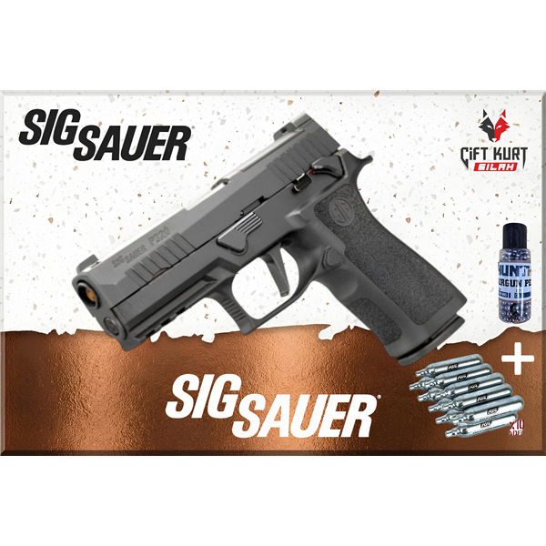 Sig Sauer P320 XCARRY Black Blowback Havalı Tabanca | Çift Kurt Silah