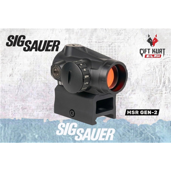 Sig Sauer ROMEO-MSR GEN II Red Dot Optik Nişangah | Çiftkurt Silah