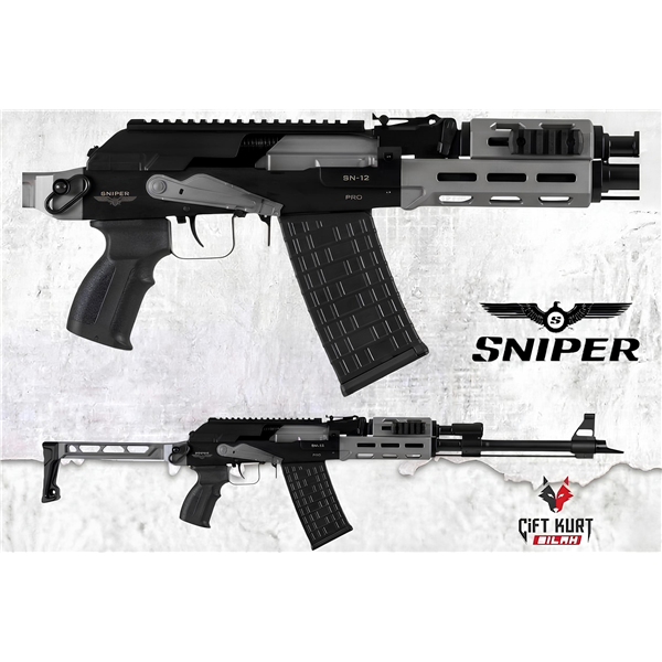 Sniper SN-12 Pro Gri Şarjörlü Av Tüfeği | Çiftkurt Silah