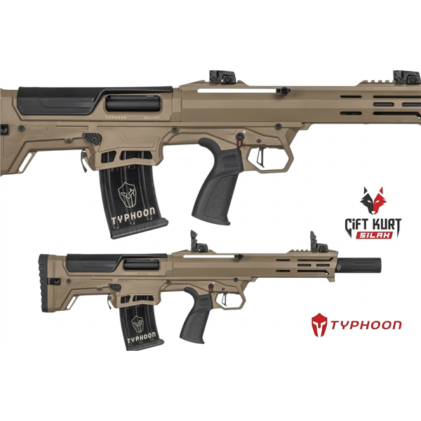 Typhoon Sierra Bullpup Tan-FDE Şarjörlü Yarı Otomatik Av Tüfeği | Çiftkurt Silah