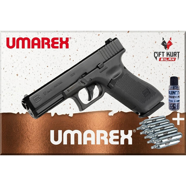 UMAREX Glock 17 Gen5 4.5mm Blowback Havalı Tabanca | Çiftkurt Silah