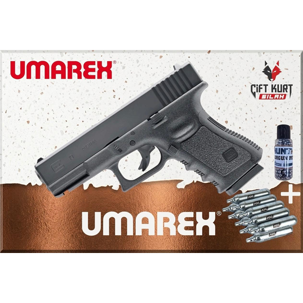 Umarex Glock 19 4.5mm Havalı Tabanca Non-Blowback | Çiftkurt Silah