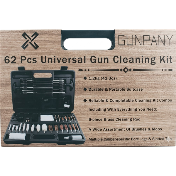Vector Optics Gunpany 62 Parça Silah Temizlik Kiti | Evrensel Bakım