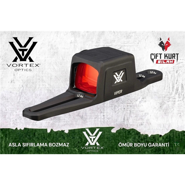 Vortex Viper SG Enclosed Red Multi Reticle | Ömür Boyu Garanti 