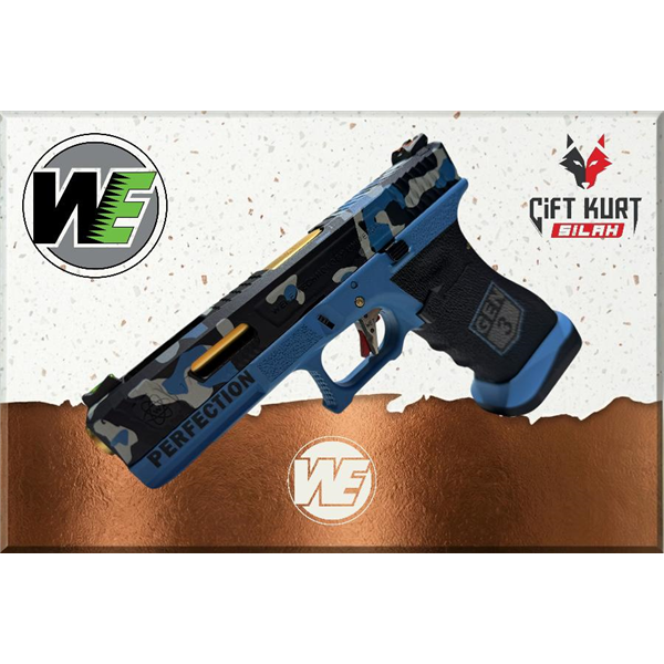 WE Glock 17 Custom Airsoft Tabanca (6mm) - Üstün GBB Performansı | Çiftkurt Silah